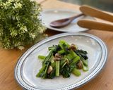 コクと香り★圧搾こめ油で作る青菜炒め作り方7写真