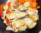 タラのバジルソース焼きカラフル野菜添え作り方4写真