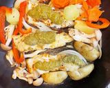タラのバジルソース焼きカラフル野菜添え作り方5写真