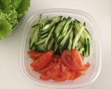 豆腐干の棒々鶏サラダ作り方4写真