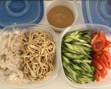 豆腐干の棒々鶏サラダ作り方9写真