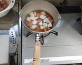 肉団子と根菜の煮物作り方4写真