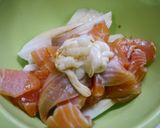 簡単！長芋サーモン　山掛けが苦手でも作り方2写真