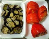 ＪＵＣＹ♪トマトとナスのミートグラタン♪作り方3写真
