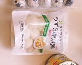 味玉　カラフル卵の鳥の巣サラダ作り方1写真