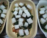 お餅に飽きたら★醤油マヨグラタン作り方3写真