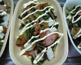 お餅に飽きたら★醤油マヨグラタン作り方4写真
