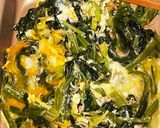 朝食にピッタリ♪ほうれん草の卵とじ作り方3写真