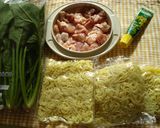 柚子胡椒✿鶏焼きそば作り方1写真