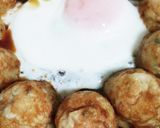 とろり半熟卵黄からめて♪巣籠もりタコ焼き作り方5写真