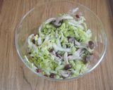 白菜・しめじの梅あえ♪さっぱり！作り方3写真