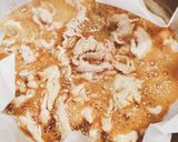 グリル鍋で!すき焼き風焼きビビンバ作り方3写真