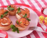 【母の日レシピ】林檎とチキンの花パイ✿作り方12写真