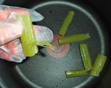 春の恵み⭐ビールで作る蕗のお浸し～料亭風作り方2写真