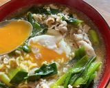 豚肉ネギで簡単ラーメン(サリ麺使用)作り方4写真
