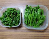 ヨウサマの減塩菜の花の生姜チリソース和え作り方2写真