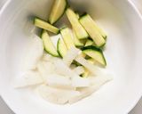 レンジ肉無白菜ズッキーニ中華甘酢回鍋肉風作り方7写真