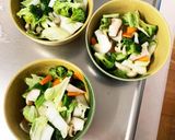 レンジ肉無白菜ズッキーニ中華甘酢回鍋肉風作り方13写真