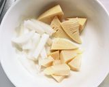 根菜茄子肉無し甘辛炒め味温野菜サラダ作り方1写真