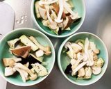 根菜茄子肉無し甘辛炒め味温野菜サラダ作り方11写真