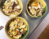 根菜茄子肉無し甘辛炒め味温野菜サラダ作り方17写真