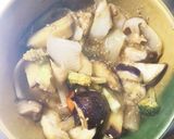 根菜茄子肉無し甘辛炒め味温野菜サラダ作り方18写真