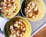 レンジ肉無豆腐オニオン甘辛炒め味野菜炒め作り方5写真