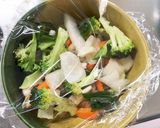レンジ肉無豆腐オニオン甘辛炒め味野菜炒め作り方13写真