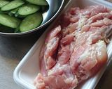 おうち居酒屋★ほったらかし蒸し鶏作り方1写真