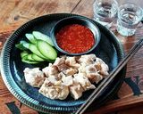 おうち居酒屋★ほったらかし蒸し鶏作り方5写真