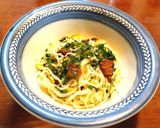 ハーブオイルとコラトゥーラの冷やしうどん作り方5写真