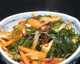 シビ辛で少し甘い切り昆布の麻辣炒め煮作り方11写真