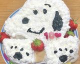 ★簡単！スヌーピー 子供の誕生日ケーキ★作り方24写真