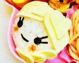 キャラ弁超簡単!材料3つ!☆エルサ☆作り方6写真