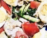 お野菜たっぷり 冷しゃぶサラダ作り方5写真
