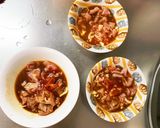 ソースチキンカツ味豚こま大根青椒肉絲風作り方4写真