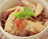 ☆たけのこと牛肉の炊き込みご飯☆作り方5写真