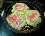 あとのせ玉子のネギお好み焼き作り方2写真