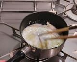 松屋の期間限定！カルボナーラハンバーグ♪作り方10写真