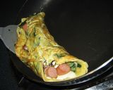 マヨネーズとほうれん草のオムレツ！作り方6写真