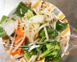 レンジ肉無チクワ味噌ステーキ味野菜炒め作り方12写真