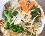 レンジ肉無チクワ味噌ステーキ味野菜炒め作り方15写真