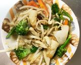 レンジ肉無チクワ味噌ステーキ味野菜炒め作り方16写真