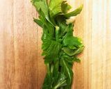 セロリの葉消費☆ヘルシーチヂミ作り方1写真