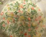 セロリの葉消費☆ヘルシーチヂミ作り方4写真