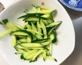 隙間埋和風きゅうり椎茸ブロッコリーサラダ作り方1写真