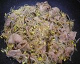 ピリ辛☆豚肉ともやしの高菜炒め作り方4写真