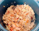 【電気圧力鍋】角煮の煮汁で炊き込みご飯作り方6写真