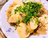 長芋と豚バラのこってりはちみつ炒め作り方6写真