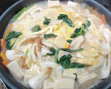 高野豆腐とほうれん草、油揚げの玉子とじ！作り方7写真